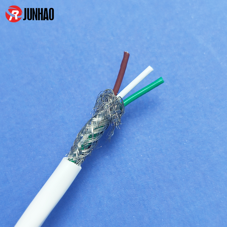 22 AWG 3 Conductor Shielded Cable 3 Core FEP/FEP Shield Wire OEM Shielded Cable Manufactur